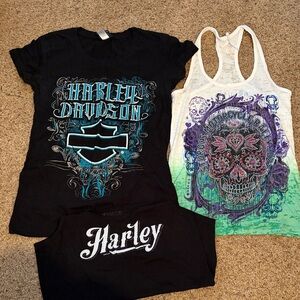 Harley-Davidson shirt lot
